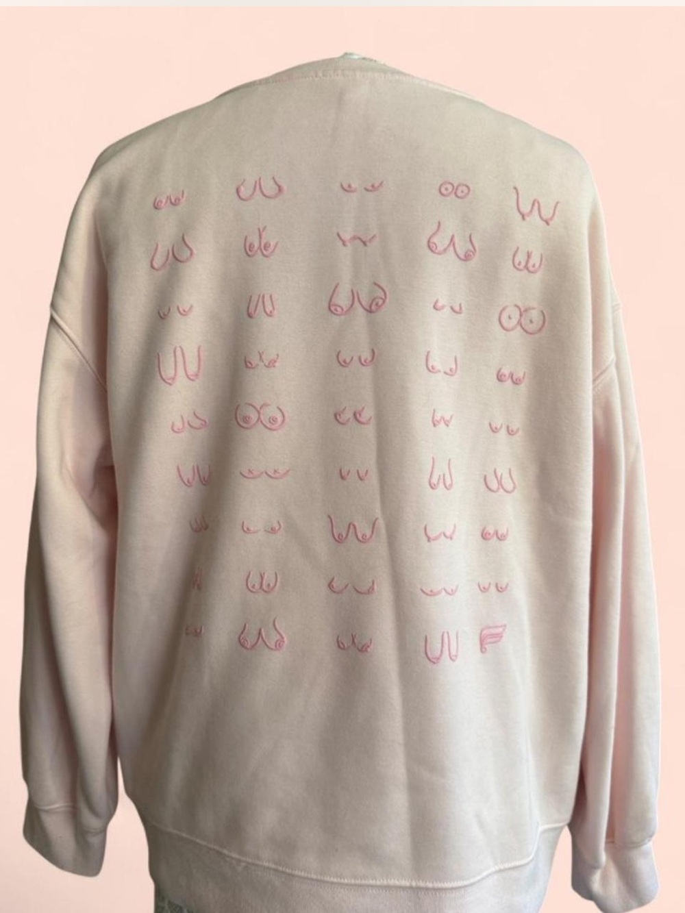 Fabletics Baby Pink Women’s Breast Cancer Awareness Special Edition Sweatshirt M